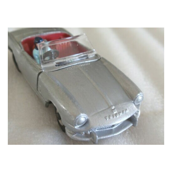 VINTAGE DINKY 114 TRIUMPH SILVER SPITFIRE 1963 RESTORED FREE SHIPPING! {5}