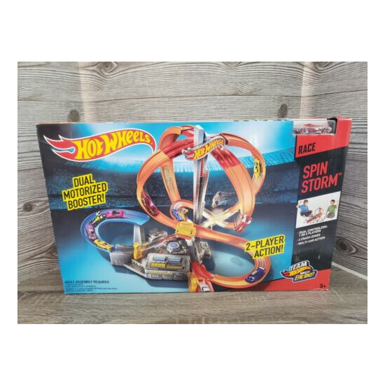 Hot wheels Spin Storm Dual Motorized Booster NEVER OPENED {1}