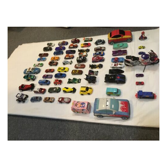 Die Cast Cars, transformers, super heroe cars, lot of 65 cars {6}