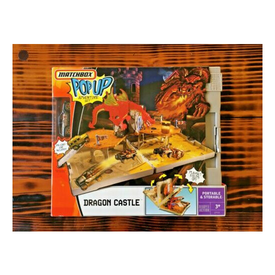New! Matchbox Pop Up! Adventure Set Dragon Castle Collectible - Read DESC! {1}