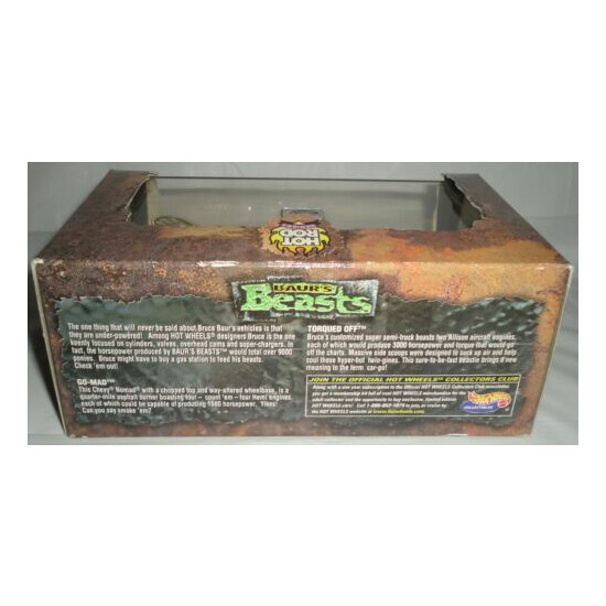 Hot Wheels Collectibles Hot Rod Series Baur's Beasts Go-Mad Torqued Off car {4}