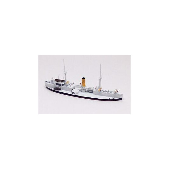 Hai 597W British Turret Ship Ajax White Colors 1883 1/1250 Scale Model Ship {1}