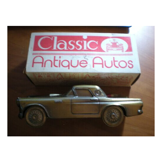 Classic Antique Auto Savings Bank 1955 Ford Thunderbird Banthrico Inc In Box {1}