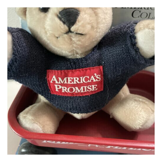 Radio Flyer ~ Colin Powell Bear ~ America's Promise Collection ~ Model #AP901  {8}