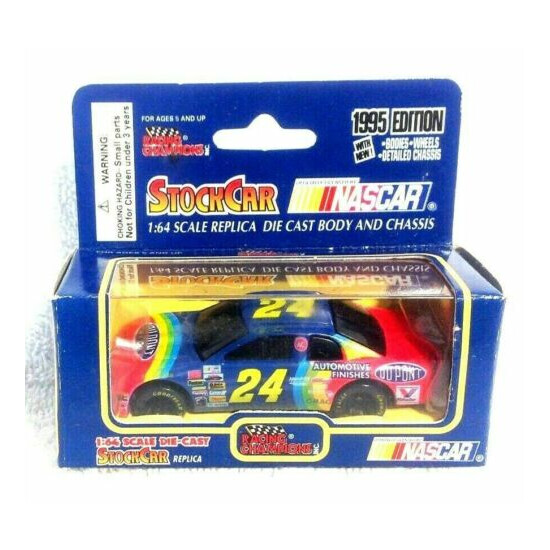 Racing Champions #24 Jeff Gordon Dupont Chevy 1:64 NASCAR 1995 {1}