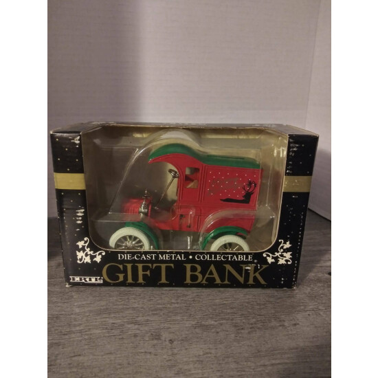 ERTL Die-Cast Metal Collectable Gift Bank Happy Holidays 1990 {1}
