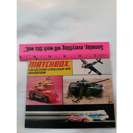 Vintage Matchbox Collectors Catalogue 1974 USA Edition {1}
